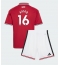 Manchester United Amad Diallo #16 Heimtrikot Kinder 2026-27 Kurzarm (+ kurze hosen)