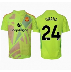 Manchester United Andre Onana #24 Torwart Auswärtstrikot 2024-25 Kurzarm