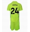 Manchester United Andre Onana #24 Torwart Auswärtstrikot Kinder 2024-25 Kurzarm (+ kurze hosen)
