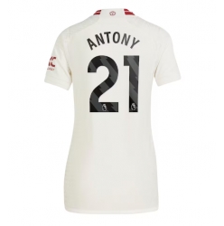 Manchester United Antony #21 3rd trikot Frauen 2023-24 Kurzarm