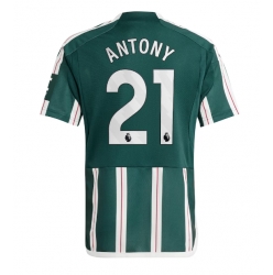 Manchester United Antony #21 Auswärtstrikot 2023-24 Kurzarm