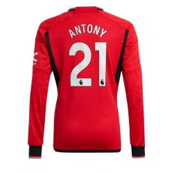 Manchester United Antony #21 Heimtrikot 2023-24 Langarm