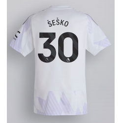 Manchester United Benjamin Sesko #30 Auswärtstrikot 2025-26 Kurzarm
