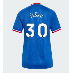 Manchester United Benjamin Sesko #30 Auswärtstrikot Frauen 2026-27 Kurzarm