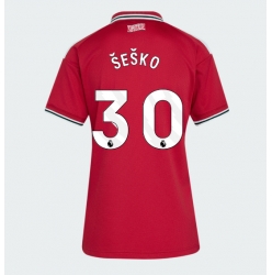 Manchester United Benjamin Sesko #30 Heimtrikot Frauen 2026-27 Kurzarm