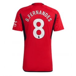 Manchester United Bruno Fernandes #8 Heimtrikot 2023-24 Kurzarm