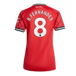 Manchester United Bruno Fernandes #8 Heimtrikot Frauen 2025-26 Kurzarm