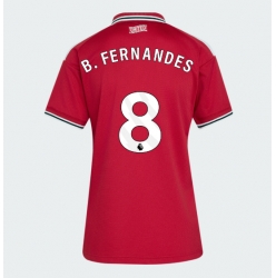 Manchester United Bruno Fernandes #8 Heimtrikot Frauen 2026-27 Kurzarm