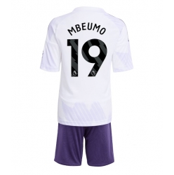 Manchester United Bryan Mbeumo #19 Auswärtstrikot Kinder 2025-26 Kurzarm (+ kurze hosen)