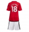 Manchester United Casemiro #18 Heimtrikot Kinder 2023-24 Kurzarm (+ kurze hosen)