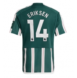 Manchester United Christian Eriksen #14 Auswärtstrikot 2023-24 Kurzarm