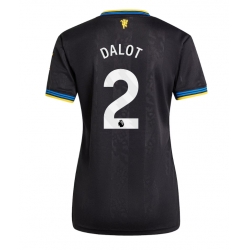 Manchester United Diogo Dalot #2 3rd trikot Frauen 2025-26 Kurzarm