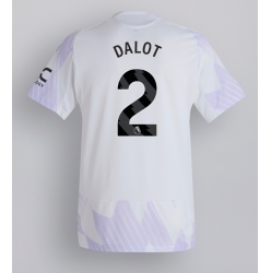Manchester United Diogo Dalot #2 Auswärtstrikot 2025-26 Kurzarm