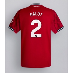 Manchester United Diogo Dalot #2 Heimtrikot 2025-26 Kurzarm