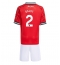 Manchester United Diogo Dalot #2 Heimtrikot Kinder 2025-26 Kurzarm (+ kurze hosen)