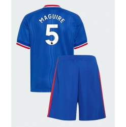 Manchester United Harry Maguire #5 Auswärtstrikot Kinder 2026-27 Kurzarm (+ kurze hosen)