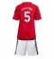 Manchester United Harry Maguire #5 Heimtrikot Kinder 2023-24 Kurzarm (+ kurze hosen)