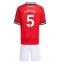 Manchester United Harry Maguire #5 Heimtrikot Kinder 2025-26 Kurzarm (+ kurze hosen)
