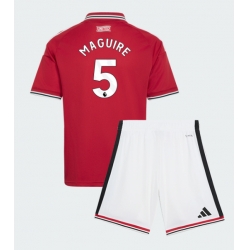 Manchester United Harry Maguire #5 Heimtrikot Kinder 2026-27 Kurzarm (+ kurze hosen)