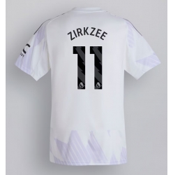 Manchester United Joshua Zirkzee #11 Auswärtstrikot 2025-26 Kurzarm