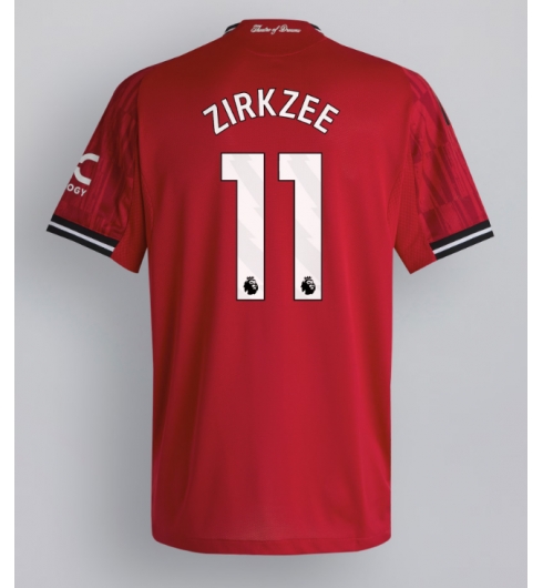 Manchester United Joshua Zirkzee #11 Heimtrikot 2025-26 Kurzarm Manchester United Joshua Zirkzee #11 Heimtrikot 2025-26 Kurzarm