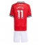 Manchester United Joshua Zirkzee #11 Heimtrikot Kinder 2025-26 Kurzarm (+ kurze hosen)
