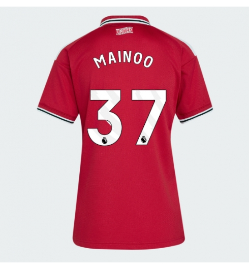 Manchester United Kobbie Mainoo #37 Heimtrikot Frauen 2026-27 Kurzarm Manchester United Kobbie Mainoo #37 Heimtrikot Frauen 2026-27 Kurzarm