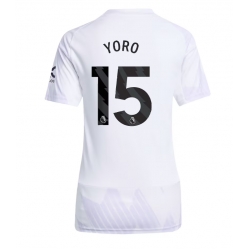 Manchester United Leny Yoro #15 Auswärtstrikot Frauen 2025-26 Kurzarm