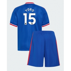 Manchester United Leny Yoro #15 Auswärtstrikot Kinder 2026-27 Kurzarm (+ kurze hosen)