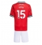 Manchester United Leny Yoro #15 Heimtrikot Kinder 2025-26 Kurzarm (+ kurze hosen)