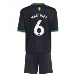 Manchester United Lisandro Martinez #6 3rd trikot Kinder 2025-26 Kurzarm (+ kurze hosen)