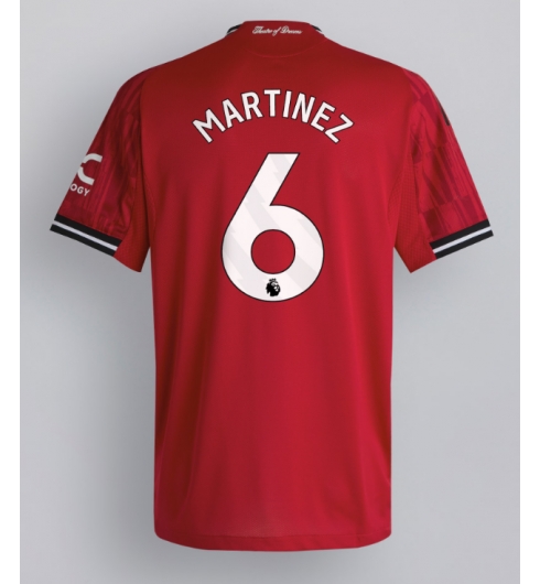 Manchester United Lisandro Martinez #6 Heimtrikot 2025-26 Kurzarm Manchester United Lisandro Martinez #6 Heimtrikot 2025-26 Kurzarm