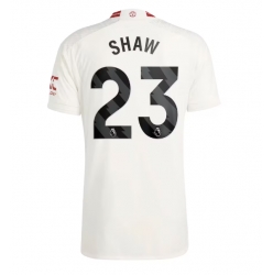 Manchester United Luke Shaw #23 3rd trikot 2023-24 Kurzarm