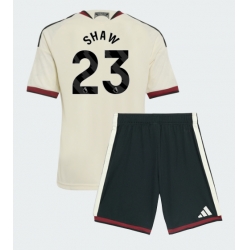 Manchester United Luke Shaw #23 3rd trikot Kinder 2026-27 Kurzarm (+ kurze hosen)