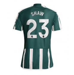 Manchester United Luke Shaw #23 Auswärtstrikot 2023-24 Kurzarm