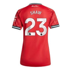 Manchester United Luke Shaw #23 Heimtrikot Frauen 2025-26 Kurzarm