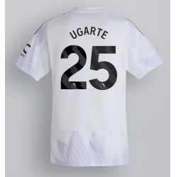 Manchester United Manuel Ugarte #25 Auswärtstrikot 2025-26 Kurzarm