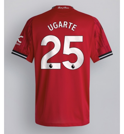 Manchester United Manuel Ugarte #25 Heimtrikot 2025-26 Kurzarm Manchester United Manuel Ugarte #25 Heimtrikot 2025-26 Kurzarm