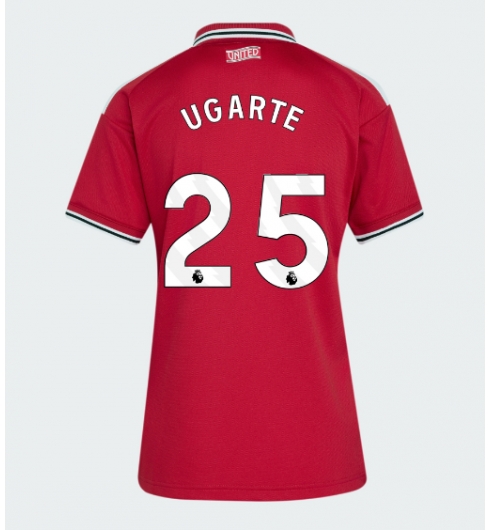 Manchester United Manuel Ugarte #25 Heimtrikot Frauen 2026-27 Kurzarm Manchester United Manuel Ugarte #25 Heimtrikot Frauen 2026-27 Kurzarm