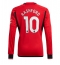 Manchester United Marcus Rashford #10 Heimtrikot 2023-24 Langarm