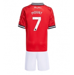 Manchester United Mason Mount #7 Heimtrikot Kinder 2025-26 Kurzarm (+ kurze hosen)
