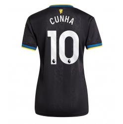 Manchester United Matheus Cunha #10 3rd trikot Frauen 2025-26 Kurzarm