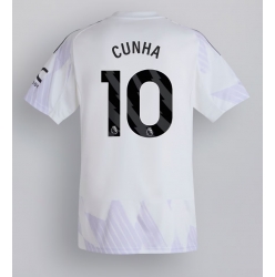 Manchester United Matheus Cunha #10 Auswärtstrikot 2025-26 Kurzarm