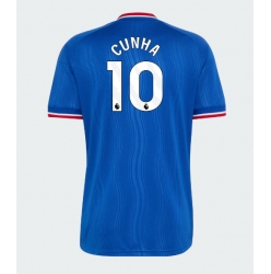 Manchester United Matheus Cunha #10 Auswärtstrikot 2026-27 Kurzarm