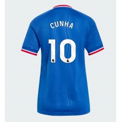 Manchester United Matheus Cunha #10 Auswärtstrikot Frauen 2026-27 Kurzarm