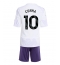 Manchester United Matheus Cunha #10 Auswärtstrikot Kinder 2025-26 Kurzarm (+ kurze hosen)