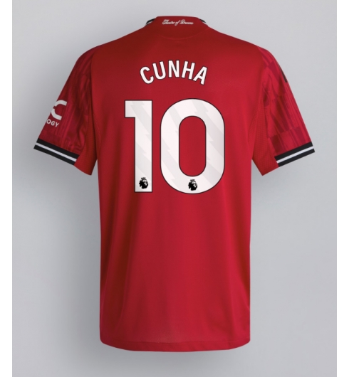 Manchester United Matheus Cunha #10 Heimtrikot 2025-26 Kurzarm Manchester United Matheus Cunha #10 Heimtrikot 2025-26 Kurzarm