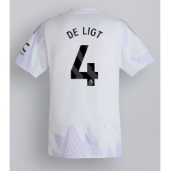 Manchester United Matthijs de Ligt #4 Auswärtstrikot 2025-26 Kurzarm