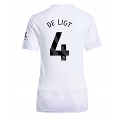 Manchester United Matthijs de Ligt #4 Auswärtstrikot Frauen 2025-26 Kurzarm