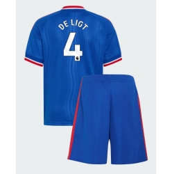 Manchester United Matthijs de Ligt #4 Auswärtstrikot Kinder 2026-27 Kurzarm (+ kurze hosen)